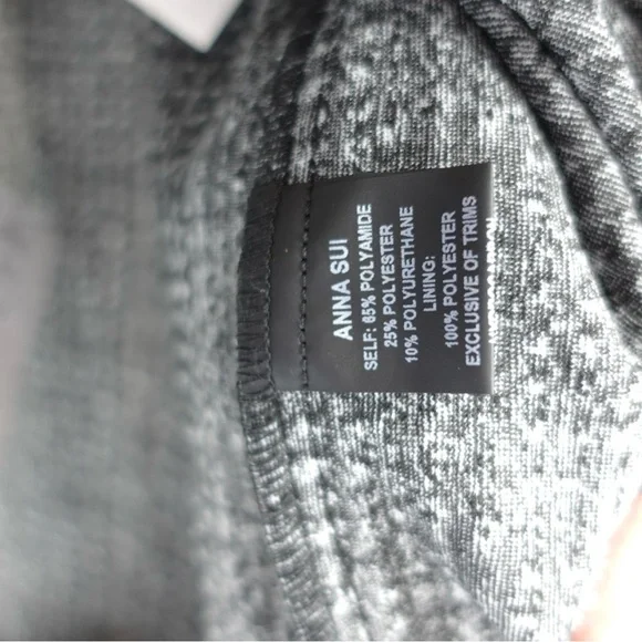 NWT Anna Sui Monochrome Pleated Tweed Mini Skirt Black White 8 - Picture 12 of 12